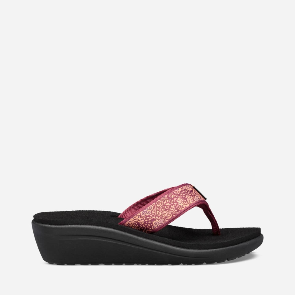 Teva Women's Voya Wedge Flip Flops Sale NZ (TVGIJ-2310)